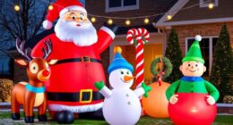 large festive outdoor inflatables