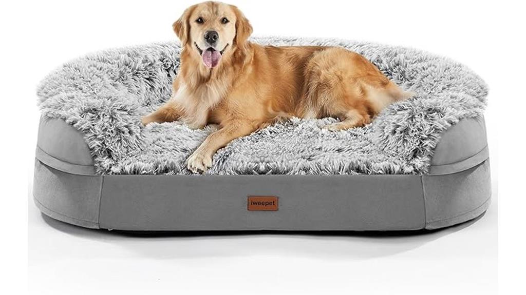 large orthopedic dog bed