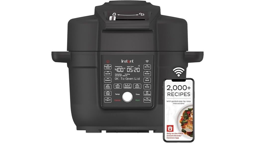 large wifi enabled pressure cooker