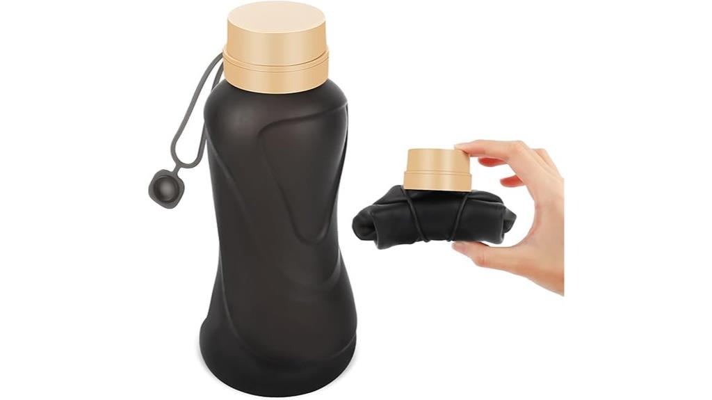 leak proof silicone water bottle