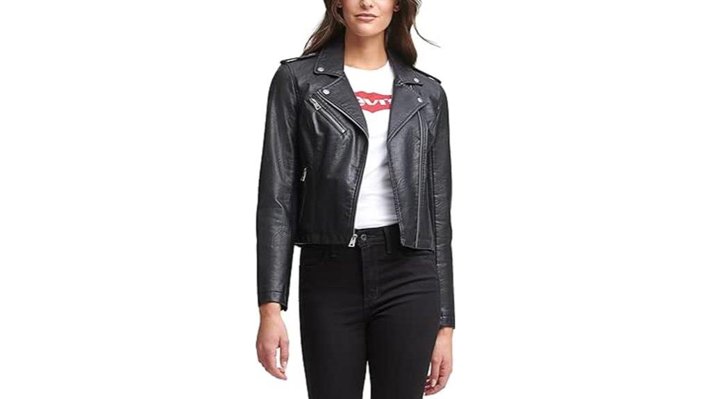 levi s women s faux leather motorcycle
