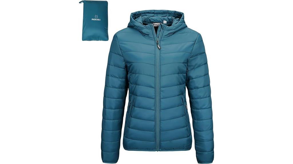 lightweight packable puffer jacket