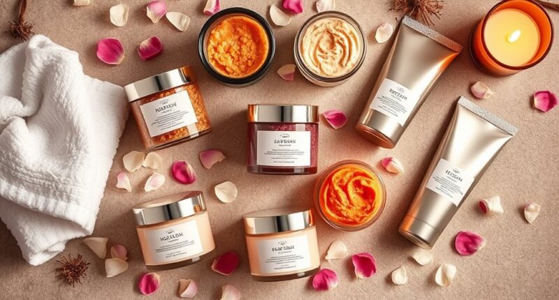 luxury body scrub sets