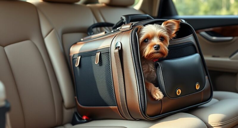 luxury dog travel carriers