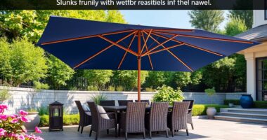 luxury durable patio umbrellas