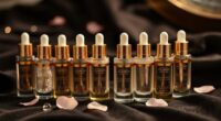 luxury face serums selection