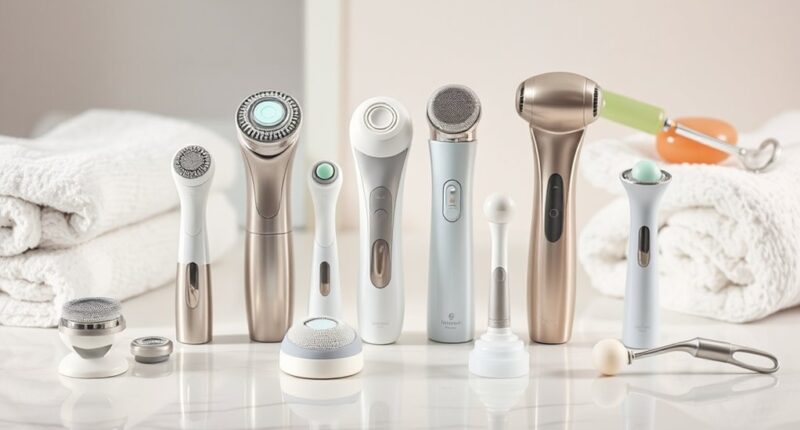 luxury facial cleansing devices