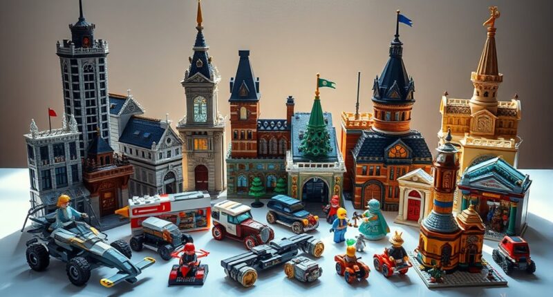 luxury lego sets collection