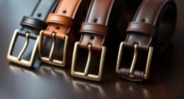 luxury men s leather belts