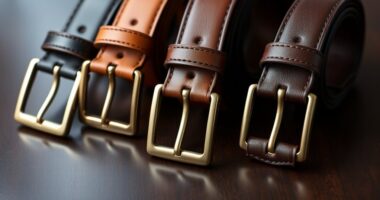 luxury men s leather belts