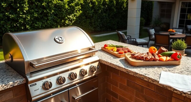 luxury outdoor grilling options