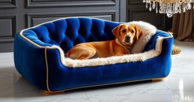 luxury pet beds selection