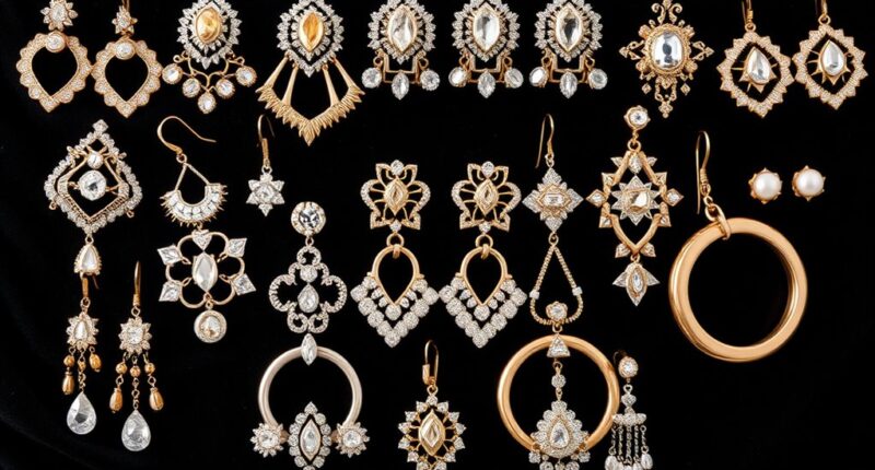 luxury statement earring collections