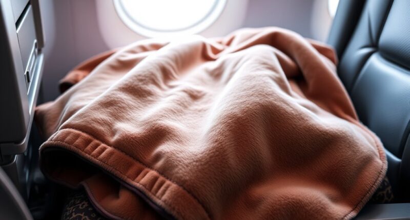 luxury travel blanket selection