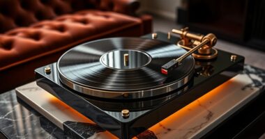 luxury vinyl record players