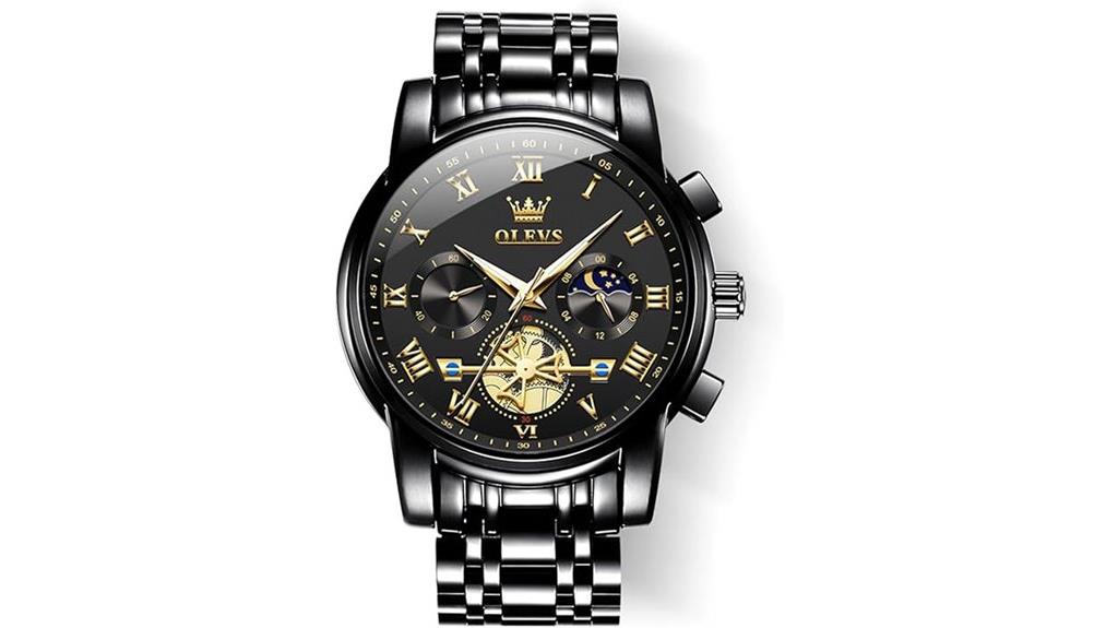 luxury waterproof stainless watch