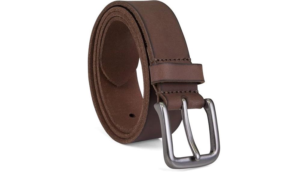 men s 35mm buckle leather belt
