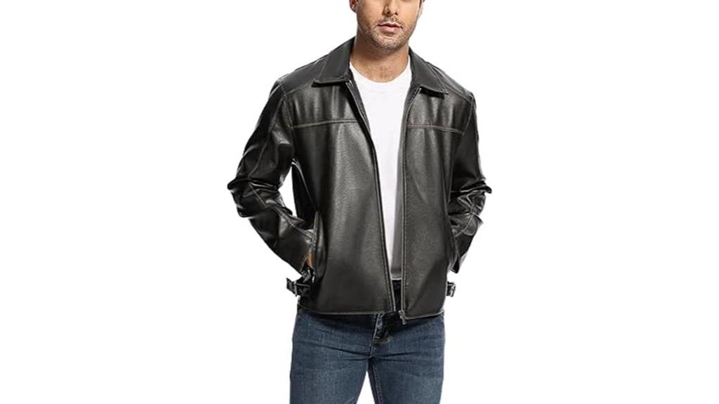 men s fahsyee leather jacket