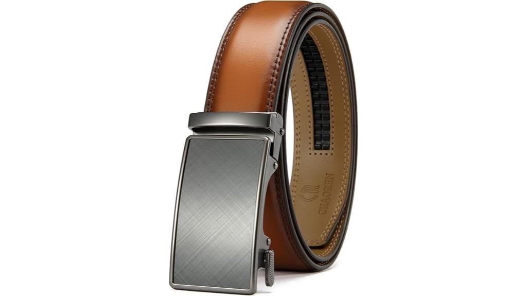 men s leather ratchet belt