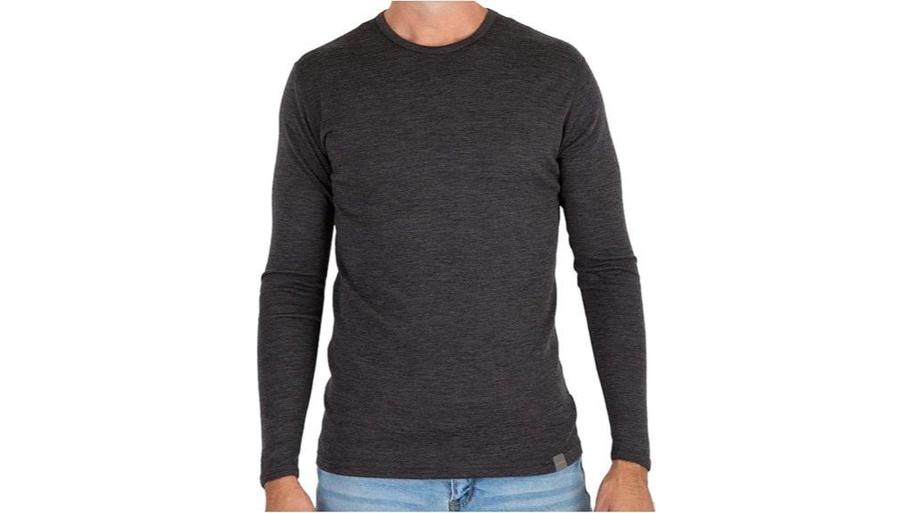 men s merino wool thermal shirt