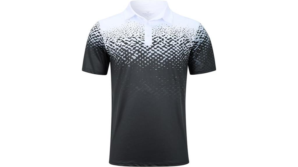 moisture wicking 3d print polo