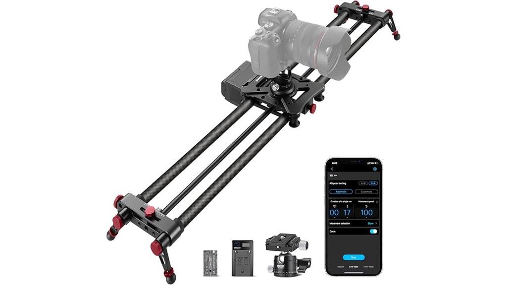 motorized camera slider with wireless