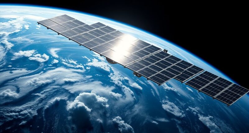 orbit based solar energy transmission