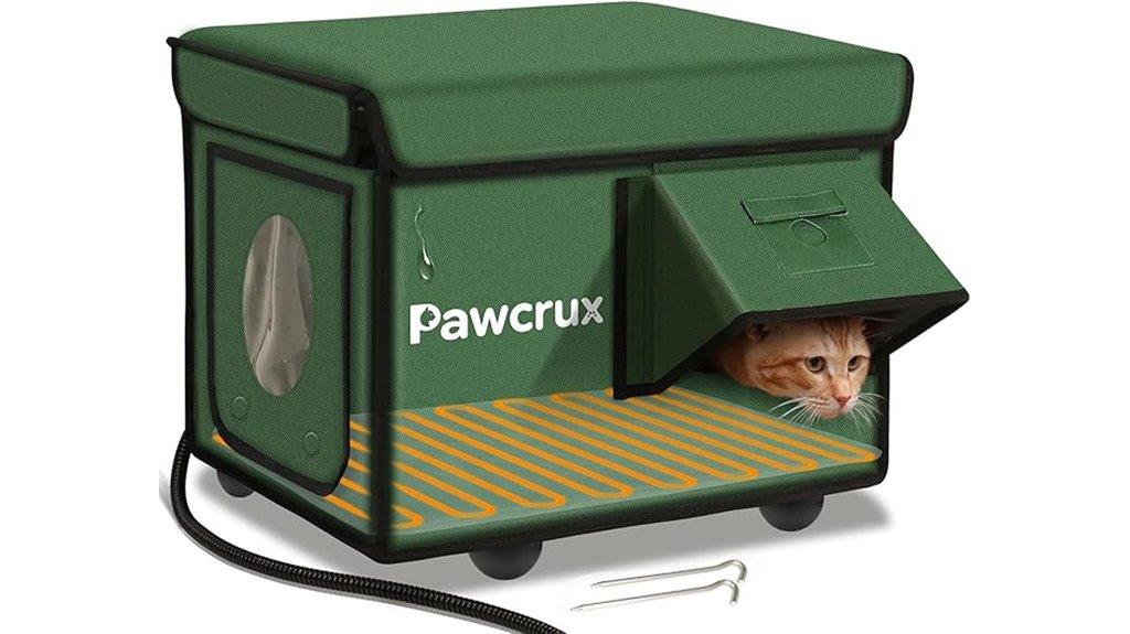 outdoor heated cat shelter