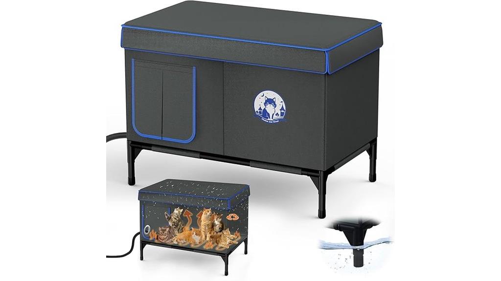 outdoor heated cat shelter