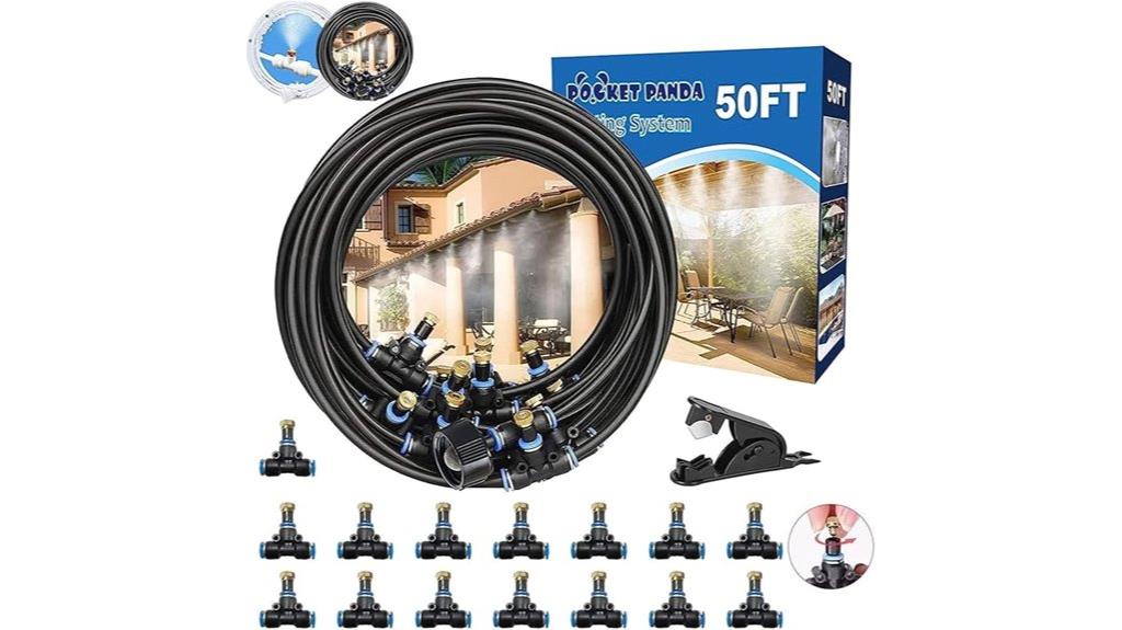 outdoor patio water misting