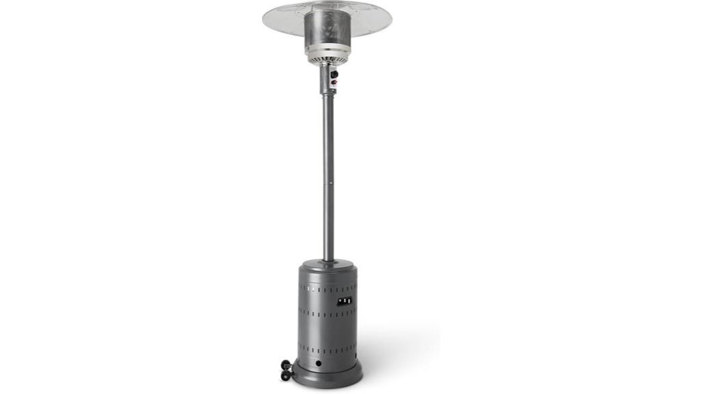 outdoor propane heater with wheels