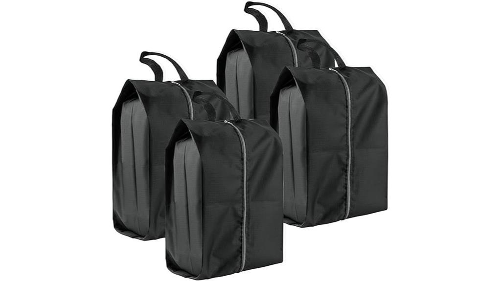 pack of four shoe bags