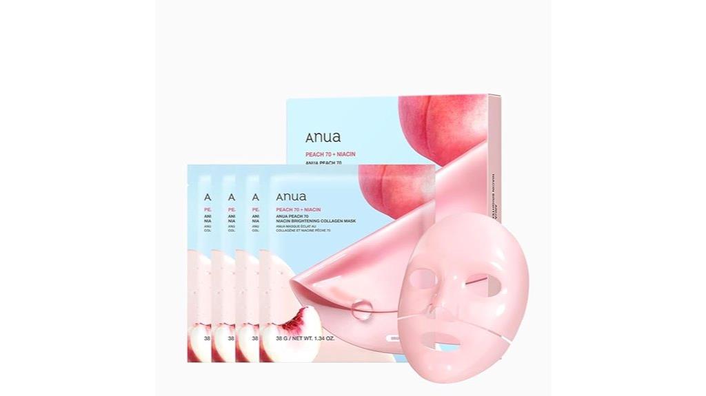 peach niacin collagen mask
