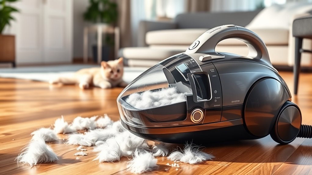 pet hair vacuum priorities