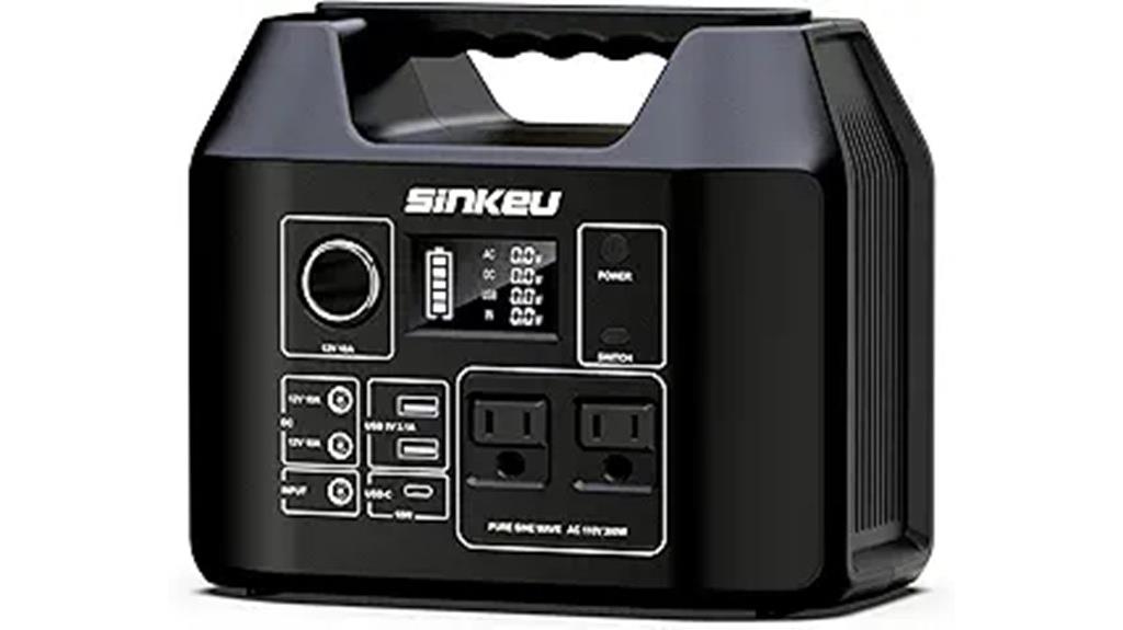 portable 256wh lifepo4 power