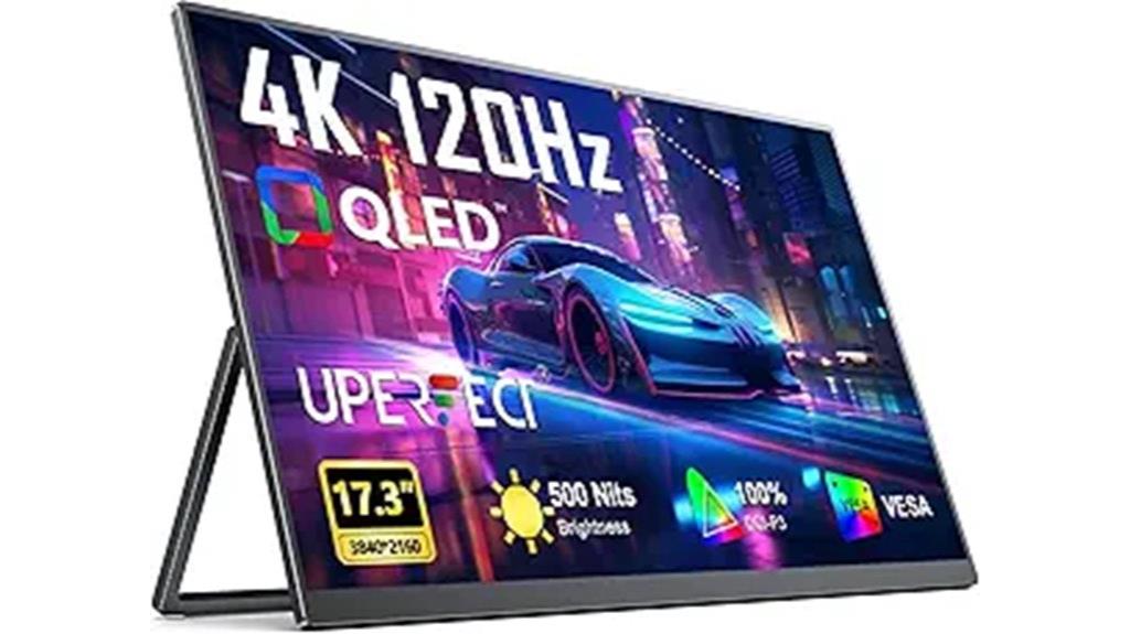 portable 4k 120hz qled