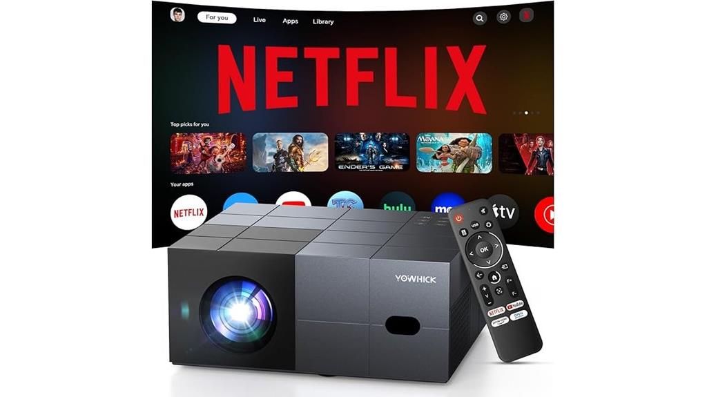 portable 4k outdoor projector