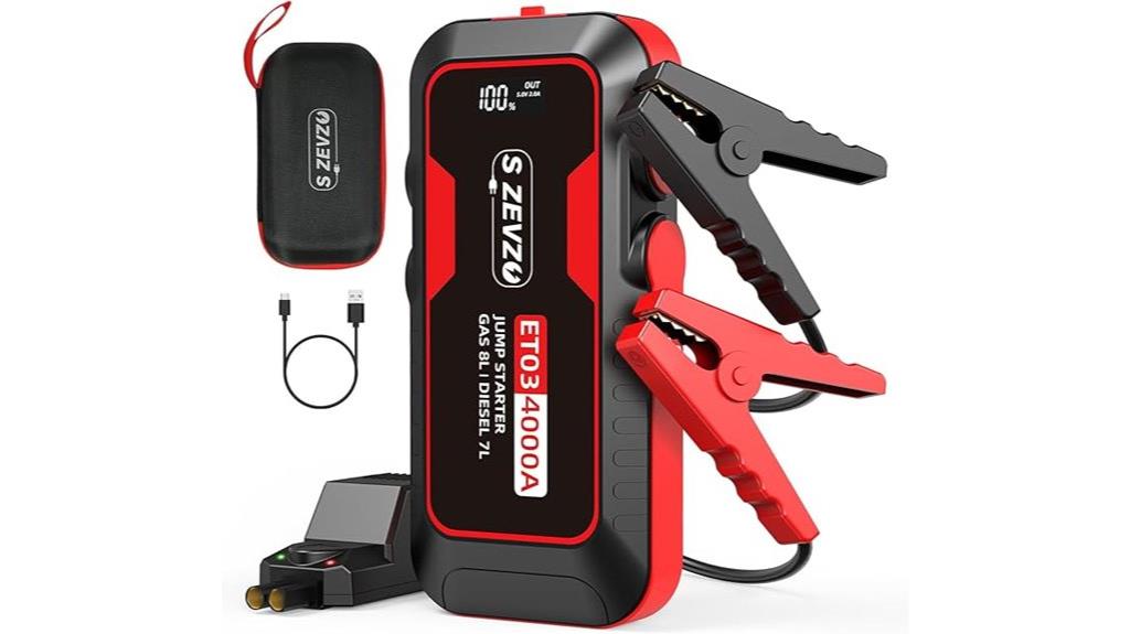 portable car jump starter