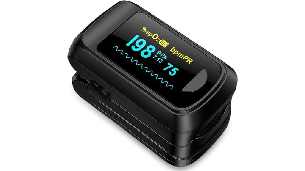 portable oled fingertip monitor