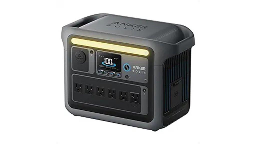 portable power station with solar