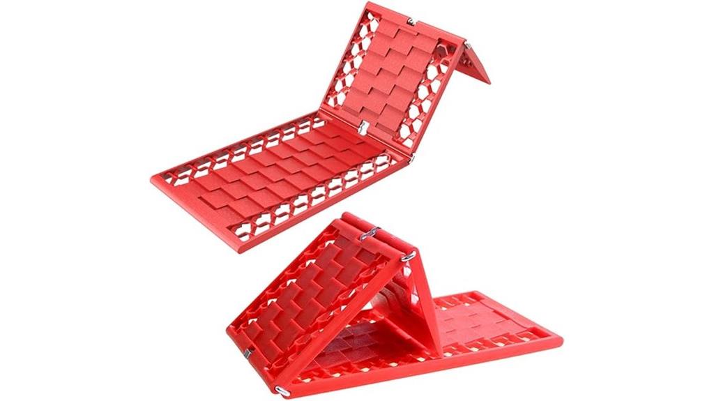 portable tire traction pads