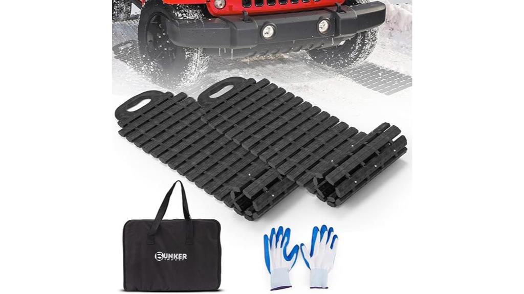 portable tire traction tracks