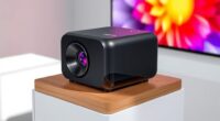 portable twistable projector speaker
