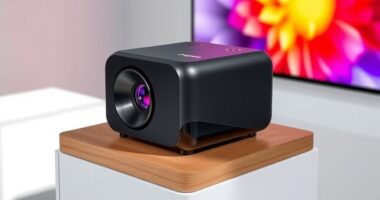 portable twistable projector speaker