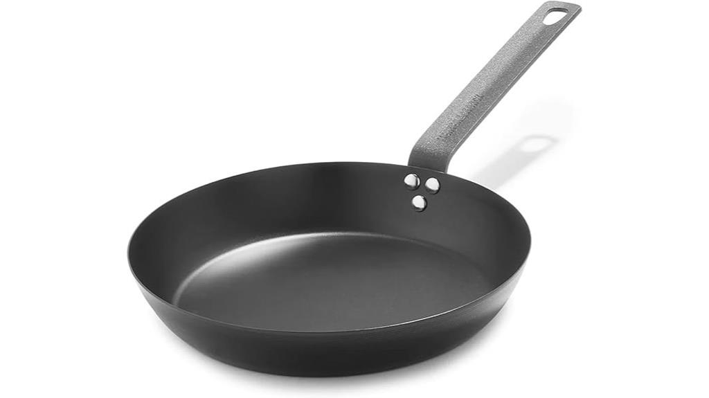 pre seasoned carbon steel frying pan
