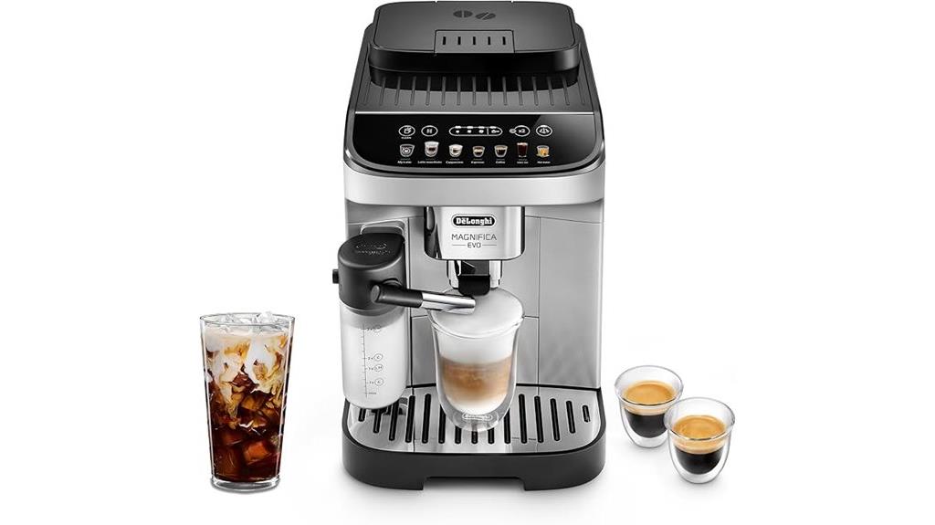 premium espresso machine with grinder