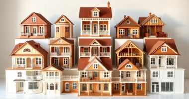 premium wooden dollhouse sets