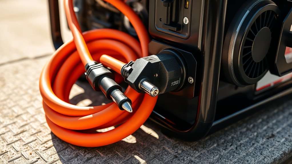 proper generator extension wiring