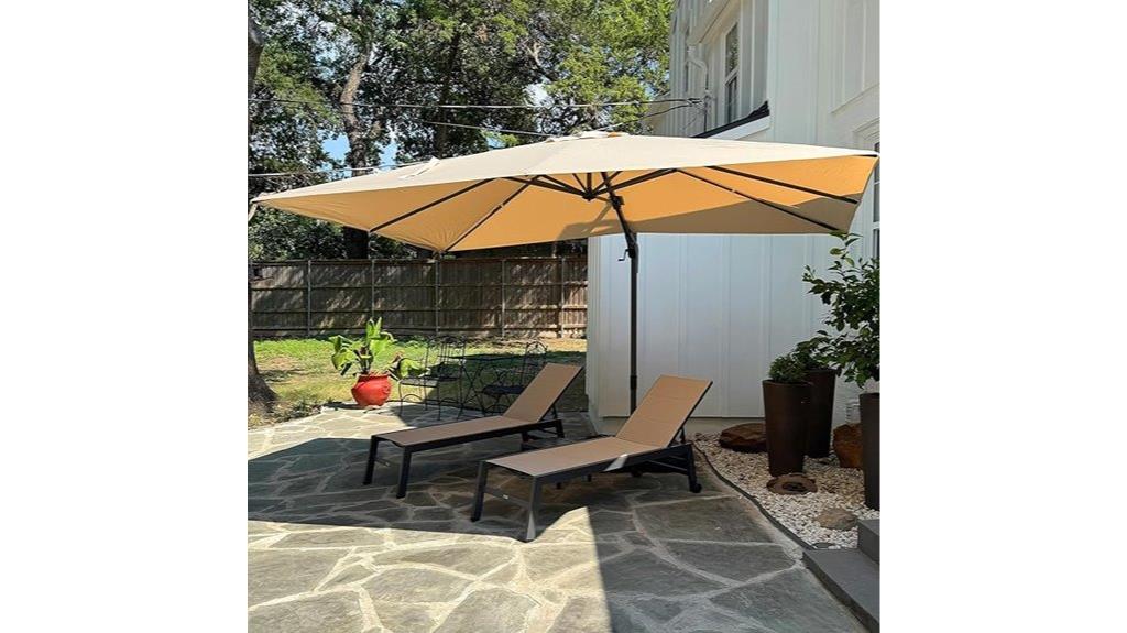 purple leaf 9x12 tilt umbrella