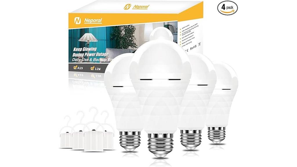 rechargeable emergency bulb